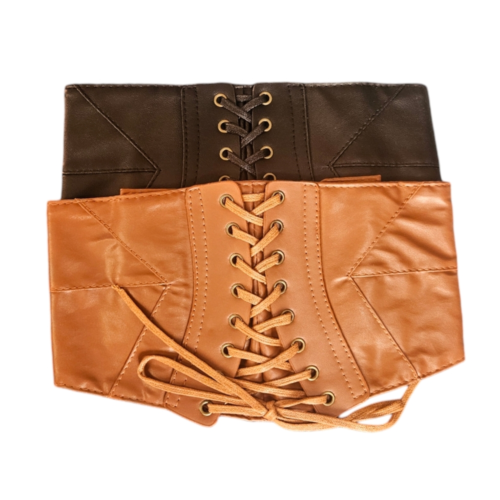Vegan Leather Waist Cincher